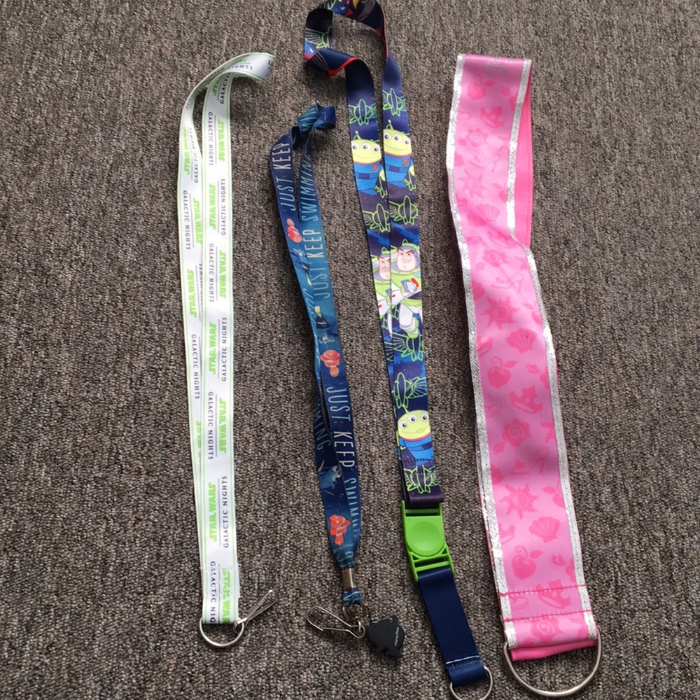 Bundle of Disney lanyards